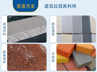 绿色建造新篇章 建筑垃圾处理设备、政策与新型建材全解析